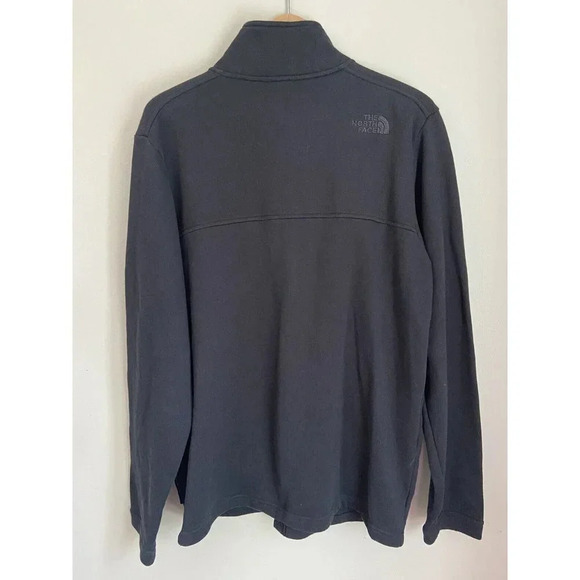 The North Face Full Zip Sweatshirt Jacket Fleece Shacket Black Medium M - Picture 5 of 6